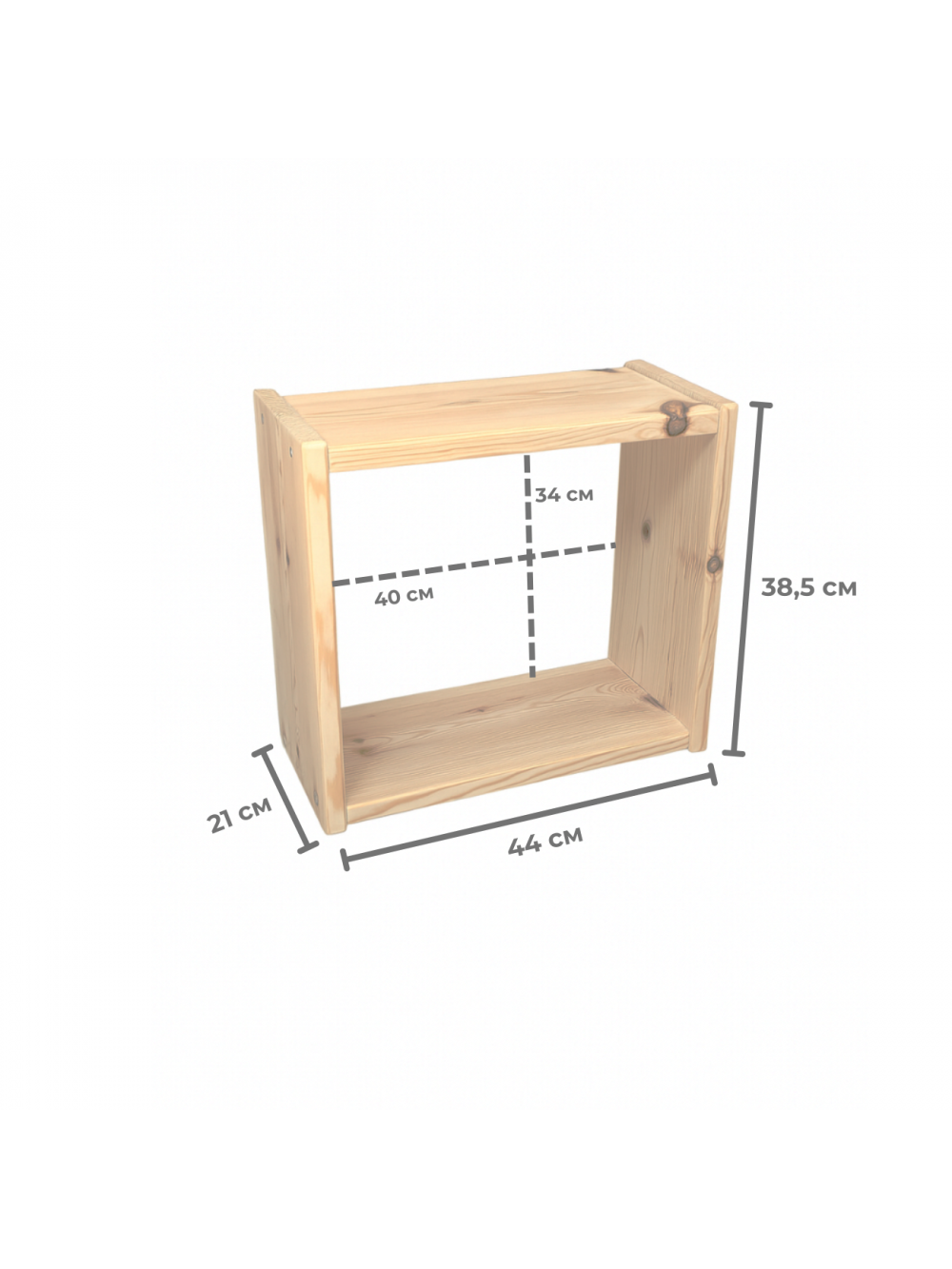 Cube XS - етажерка, 44х38,5