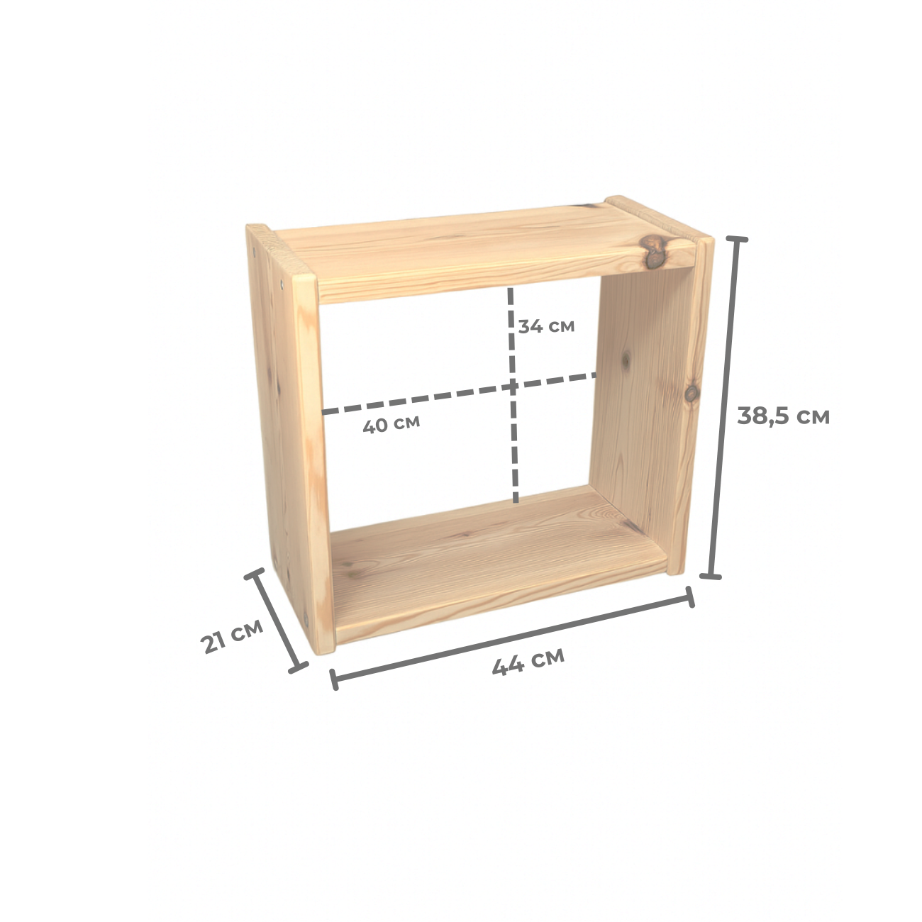 Cube XS - етажерка, 44х38,5